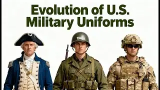 The Evolution of U.S. Military Uniforms 🎖️ | From 1776 to Modern Day (Educational History)