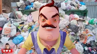 MY HOUSE IS A GARBAGE DUMP! HELLO NEIGHBOR MOD KIT WALKTHROUGH THE CEMEN NEIGHBOR MOD! FUNNY FUN