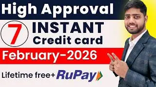 High approval credit card february 2026 || Only cibil based approval || credit card kaise banaye