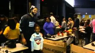 The Brooklyn Nets host a Build-a-Bike charity event