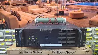 BROKEN CREST AUDIO 9001 POWER Amplifier Repair ?  27세의 명기 크레스트  헤비 파워앰프 수리 ?  과연~!