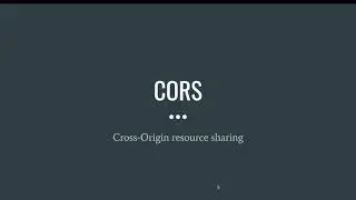 CORS Explained with React  + django