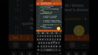 Java Programming|| quotientRemainder || #shorts #programming #developer #coding  #CreatingForIndia