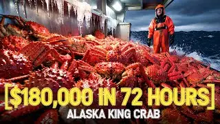 72 Hours on an Alaska King Crab Boat – Ice, Waves, Massive Crabs Worth $180,000