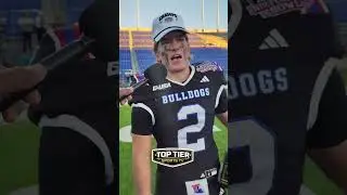 Post Game interview with QB Trey Kukuk from Louisiana Tech Bulldogs