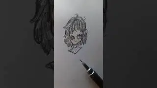How to draw messy voluminous Hair Tutorial #foryou #drawing #art #shorts #howtodraw #easydrawing