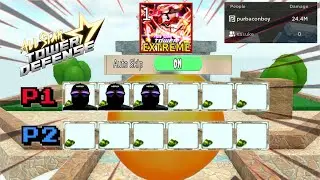 Beating Trial 3 Extreme Mode in DUO using Only 3 Units | Gameplay | Roblox All Star Tower Defense