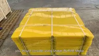 Cheap vibrating polyurethane wire Deck Mining,direct trade vibrating tension Urethane mesh Ore