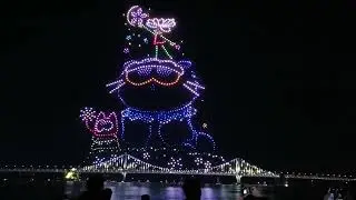 1141227韓國釜山-廣安大橋無人機燈光秀