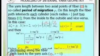 Mod-01 Lec-07 Orientation of Fibers