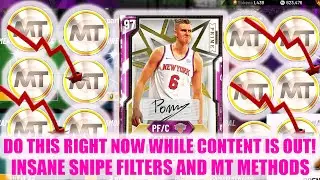 NEW CONTENT IS HERE! INSANE SNIPE FILTERS AND MT METHODS! | | NBA 2K20 MY TEAM