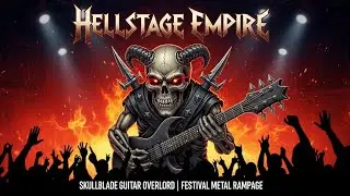 ⚡ Best Music HELLSTAGE EMPIRE 🔥 Skullblade Guitar Overlord 🎸 Festival Metal Rampage