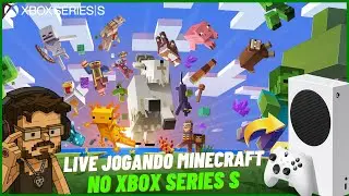 Live Jogando Minecraft no Xbox Series S - Parte 1 (Mundo Meu Ovo)