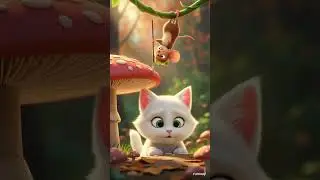 The Great Mouse Chase 🐱🐭 | Funny Pixar-Style Cat Short Animation #shorts