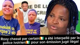 🚨L'émission de Roxy ozoua Annulé sous l'ordre de l'état 🇨🇮 suite à interpellation par la PLCC..