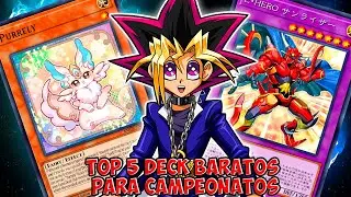 TOP 5 DECKS BARATOS DE YU-GI-OH! TCG EM PARA COMPRAR EM 2025!
