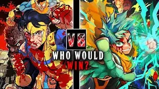 Invincible vs Deku: Heroic Legacies clash in a brutal showdown!