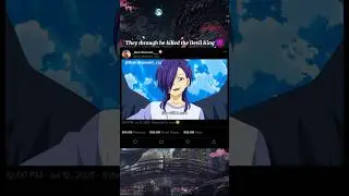 || ☆They through he killed the Devil King 😈 || #animeshorts #animeedit #newanime