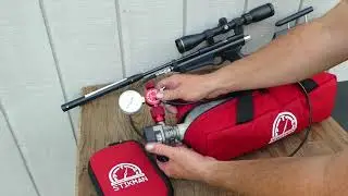 Stikman pcp fill adaptor v2, filling a PCP Airgun