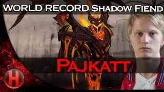 Pajkatt WORLD RECORD Shadow Fiend vs. Alliance Dota 2