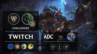 Twitch ADC vs Ezreal - EUW Challenger Patch 9.15
