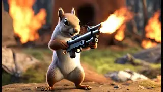 Epic Battle Jungle King 🐿️ Squirrel vs  Smiling Cat 😺! Who Will Reign Supreme