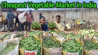 Today Vegetables Price Is Very Down || Cheapest Vegetable Market In India 