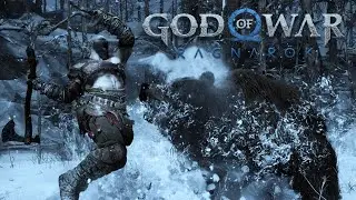 God of War Ragnarök: NG+ Level 1 Kratos VS Björn Bossfight