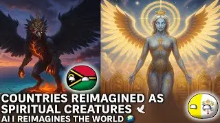 🌍 Countries Reimagined as Spiritual Creatures 🕊️ | AI Reimagines the World ✨