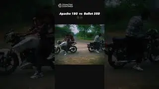 Apache 180 vs Bullet 350 # Apache pawer 😈