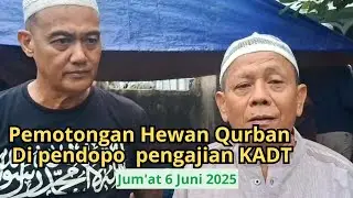 Pemotongan Hewan Qurban,Di pendopo pengajian KADT(Kenali asam Daaru Attauhid) #trending #qurban #ied
