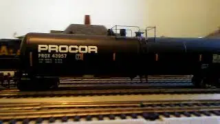 SD70M Flared radiator on the main line.