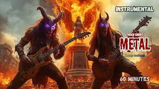 1 HOUR OF THRASH GROOVE METAL | HARD LISTENING & AGGRESSIVE INSTRUMENTAL MUSIC