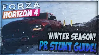 Forza Horizon 4 - WINTER PR STUNT GUIDE! | SEASON 21 TUTORIAL!