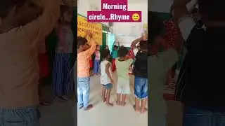 #Morning Circle Rhyme...#Hop a Little...Jump a little .. 😊
