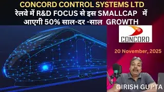 Concord Control Systems : 50% CAGR Aim Through Secret R&D Strategy | Girish Gupta | 20 Nov 2025 |