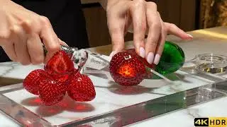 Harvesting Crystal Fruit Into the Most Satisfying ASMR Salad#asmr #asmrvideo #aiasmr #relaxing