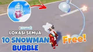 FREE EVENT FURNITURE! Lokasi Semua 10 Snowmen Bubble di Heartopia pada Event Winter Frost Season