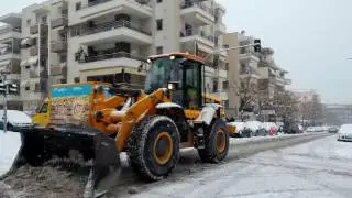 Snow in Thessaloniki (Kalamaria), 10-11 January 2017, Χιονιας Θεσσαλονικης (Καλαμαρια)