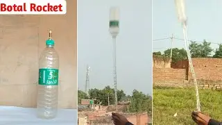 Experiment with water bottle | Homemade water rocket | Experiment bottle rocket