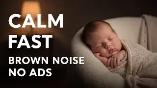 Brown Noise & Shushing | Calm Your Baby Fast (12 Hours, No Midroll Ads)