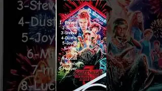 The number after you like is your bestie stranger things edition