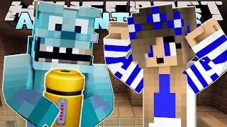 Minecraft-Little Carly Adventures-FUN SCARING AT MONSTERS INC !
