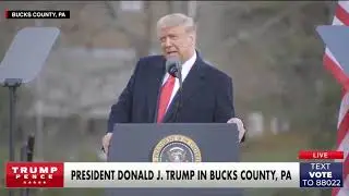 President Trump in Pennsylvania: 