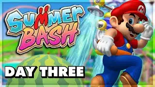 Shadikenn's Summer Bash 2025 - DAY THREE | Super Mario Sunshine 100% All Shines / All Blue Coins!