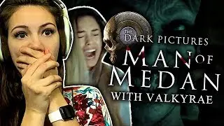 TOO MANY JUMP SCARES | Man of Medan Part 1 | feat. AlexiaRaye & Valkyrae
