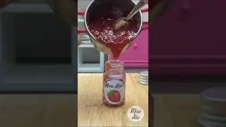 Miniature Food, Strawberry Jam #shorts