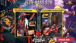 FREE FIRE SEASON 28 ELITE PASS FULL REVIEW | SEPTEMBER 2020 ELITE PASS मे क्या क्या मील्ने वाला हे 💎