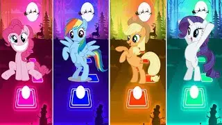 Pinkie Pie - Rainbow Dash - Applejack - Twilight Sparkle Song Tileshopedmrush Gameplay Edmmusic 