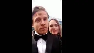 Ellen Page and Ian Daniel at the 2016 Emmy Awards (09/11/2016)
